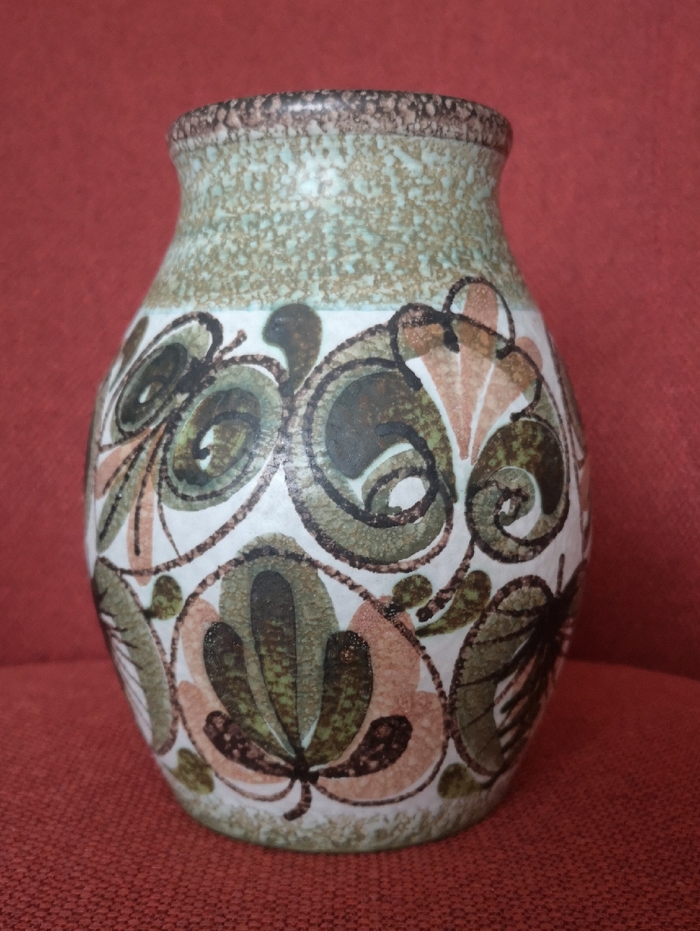 Harder to Find Large Fantastic (!!) Denby England Ceramic Pottery Vase Earthtone
